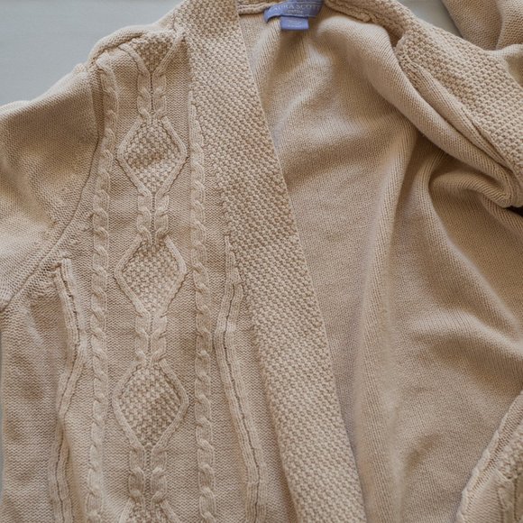 Laura Scott Cream Knit Cardigan - Picture 5 of 5